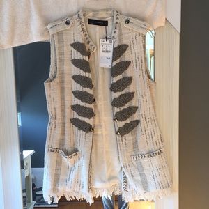Zara beaded vest